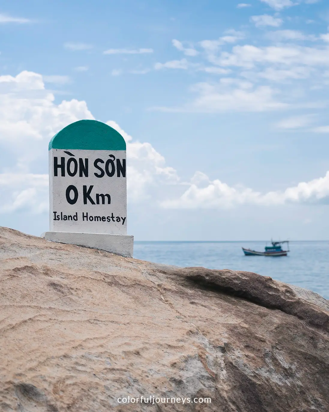 Rocks near Hon Son Island, Vietnam