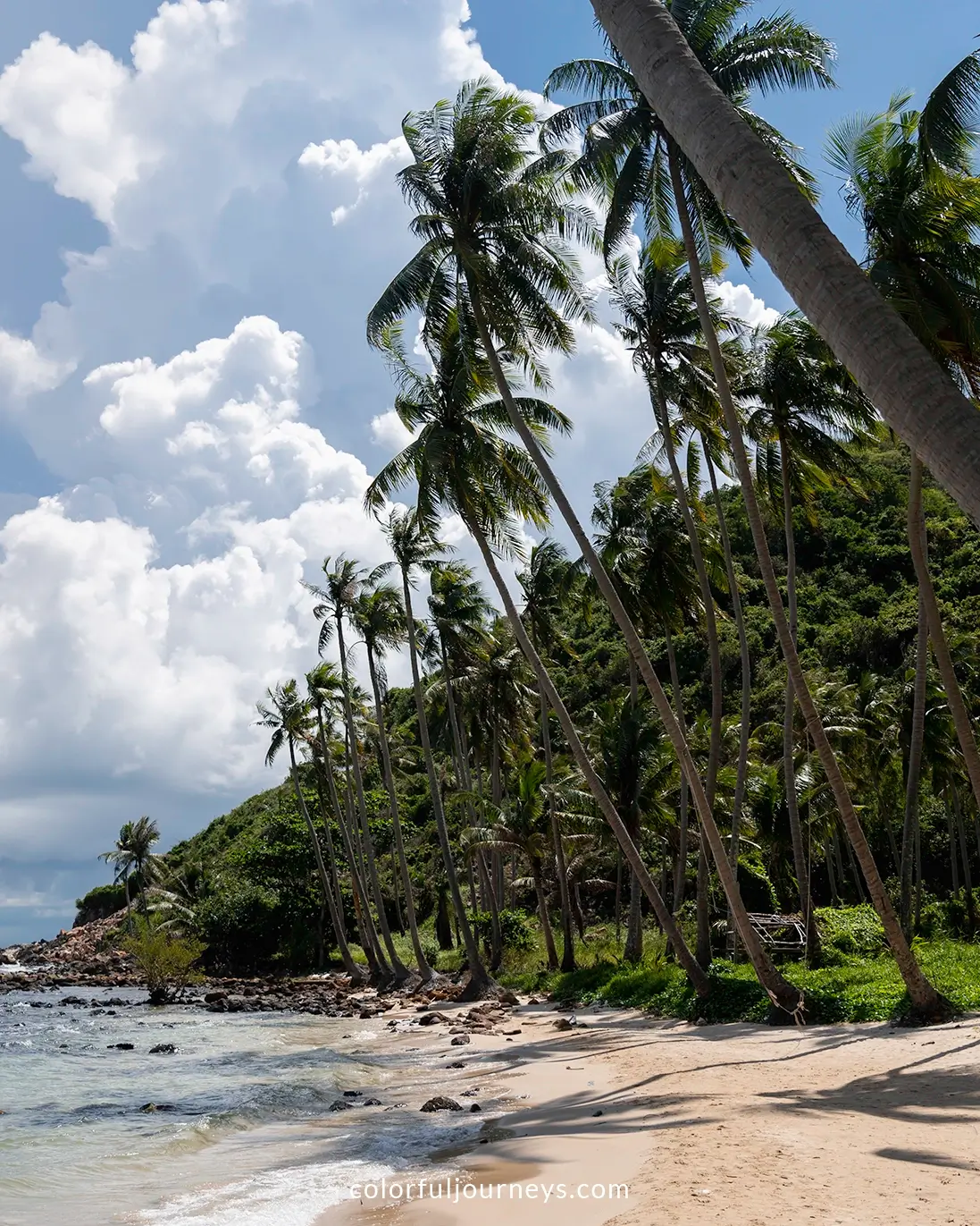 Cay Men beach on Nam Du Island, Vietnam