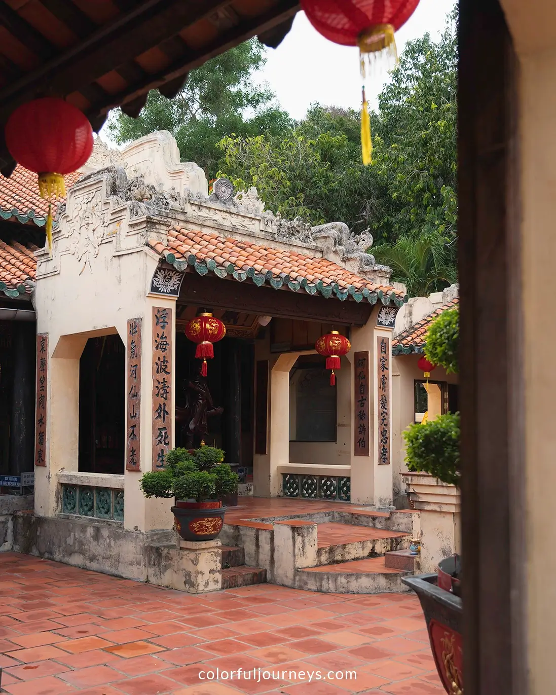 Mac Cuu's family tombs in Ha Tien, Vietnam