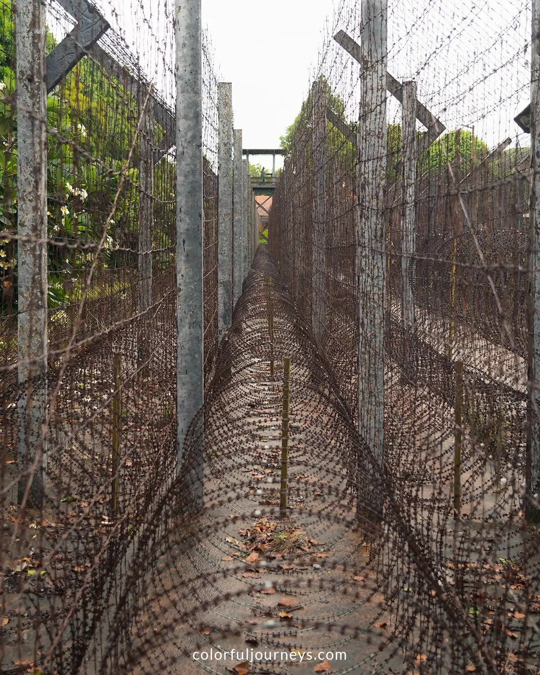 Prison history museum on Phu Quoc Island, Vietnam