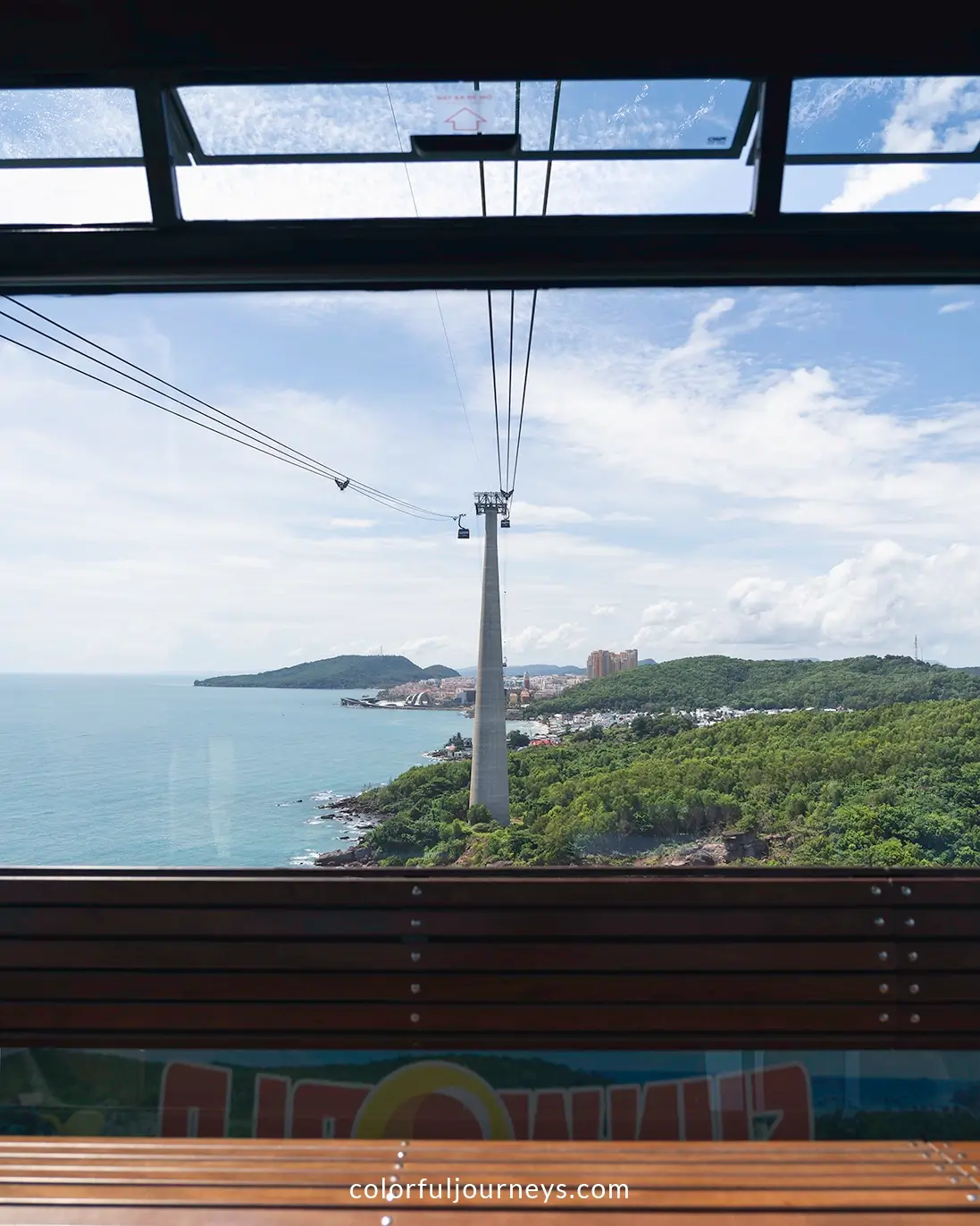 Cable car on Phu Quoc Island, Vietnam