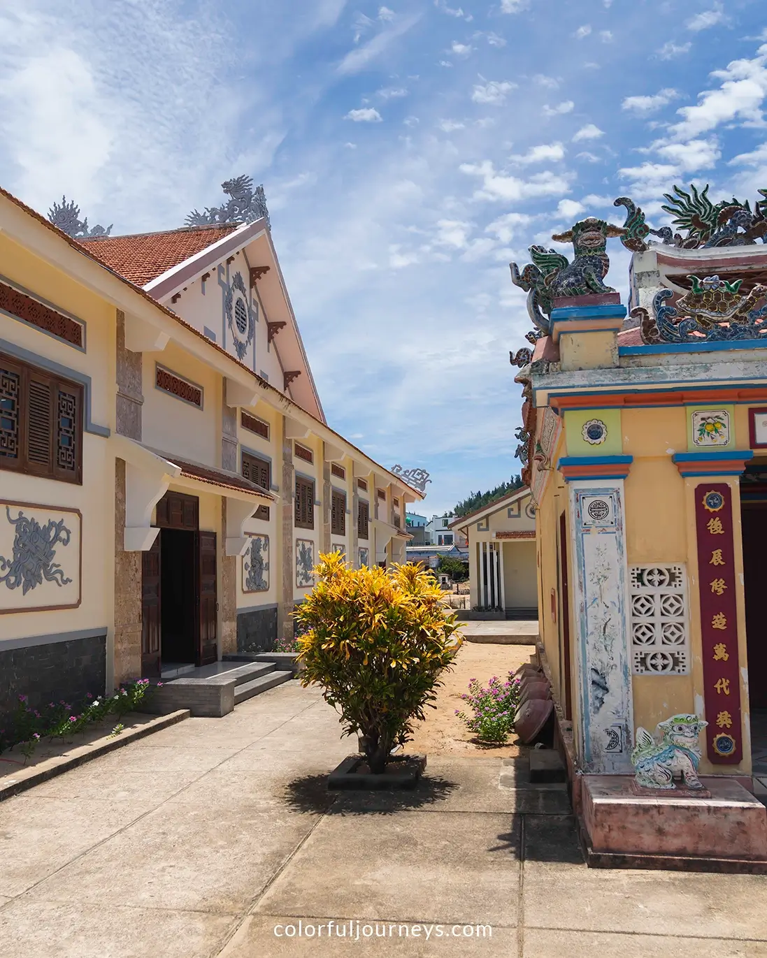 The whale temple on Ly Son, Vietnam