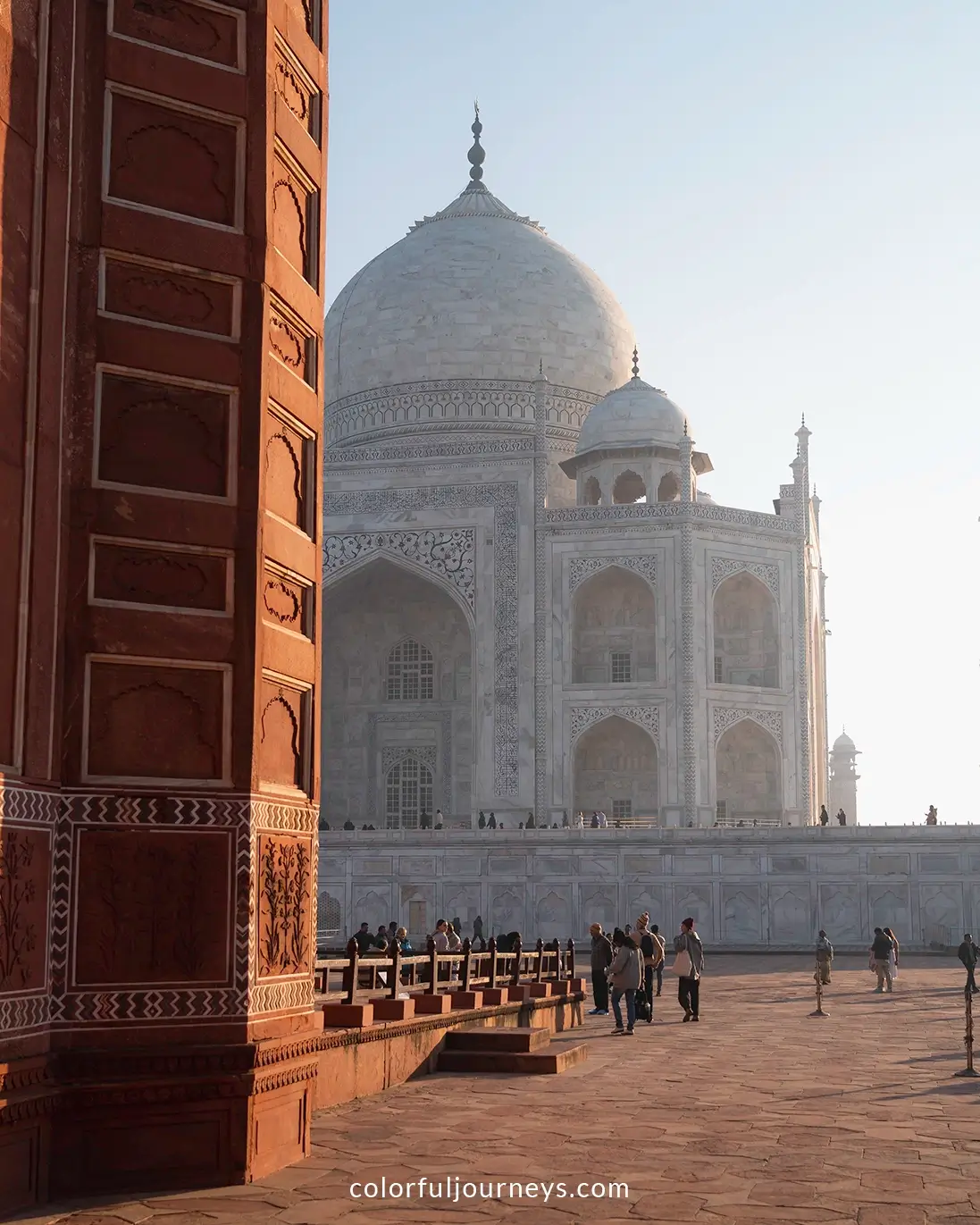 The Taj Mahal in Agra, India