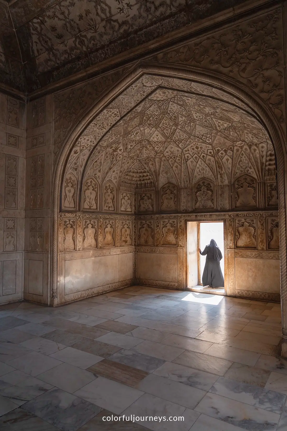 The Red Fort in Agra, India