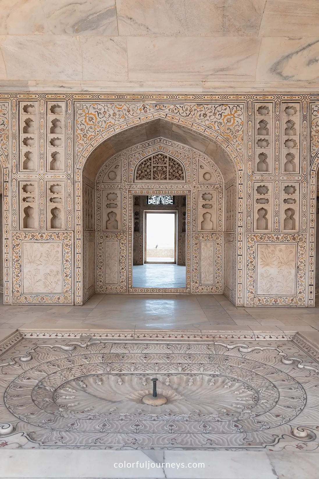 The Red Fort in Agra, India