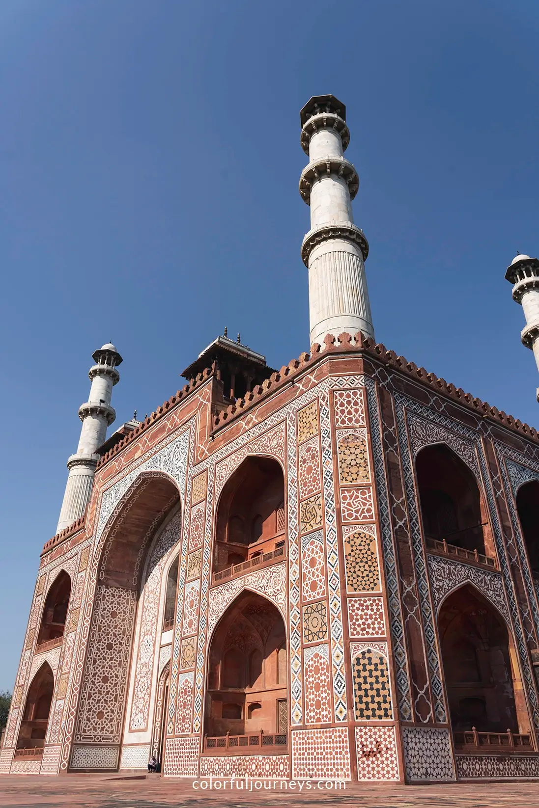 Tomb of Akbar the Great in Agra, India