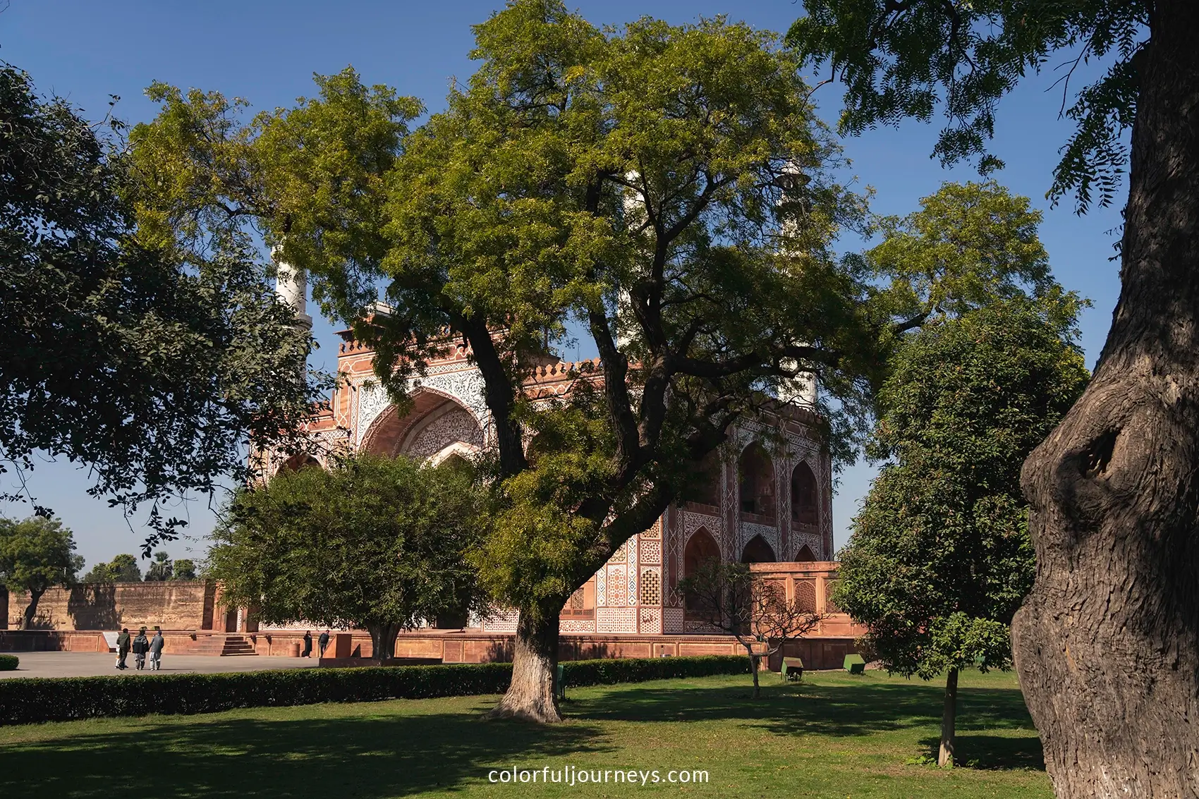 Tomb of Akbar the Great in Agra, India