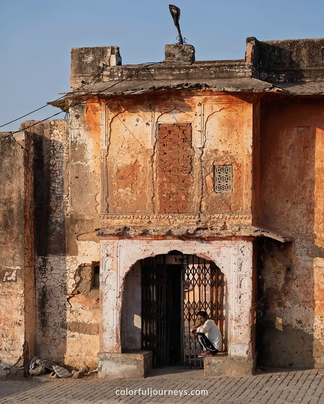 Pink buildings in Jaipur, India