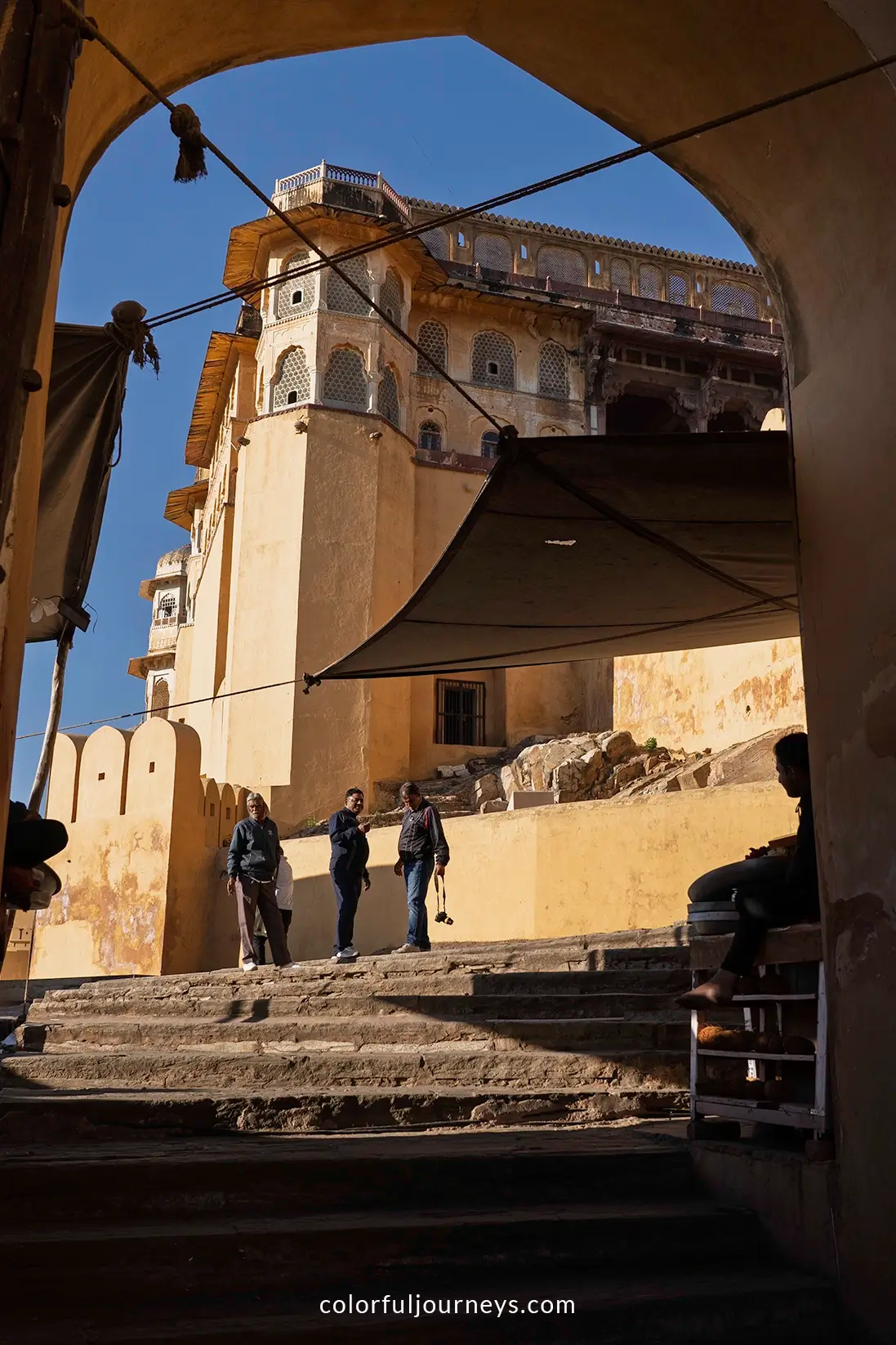 A fort in Jaipur, India