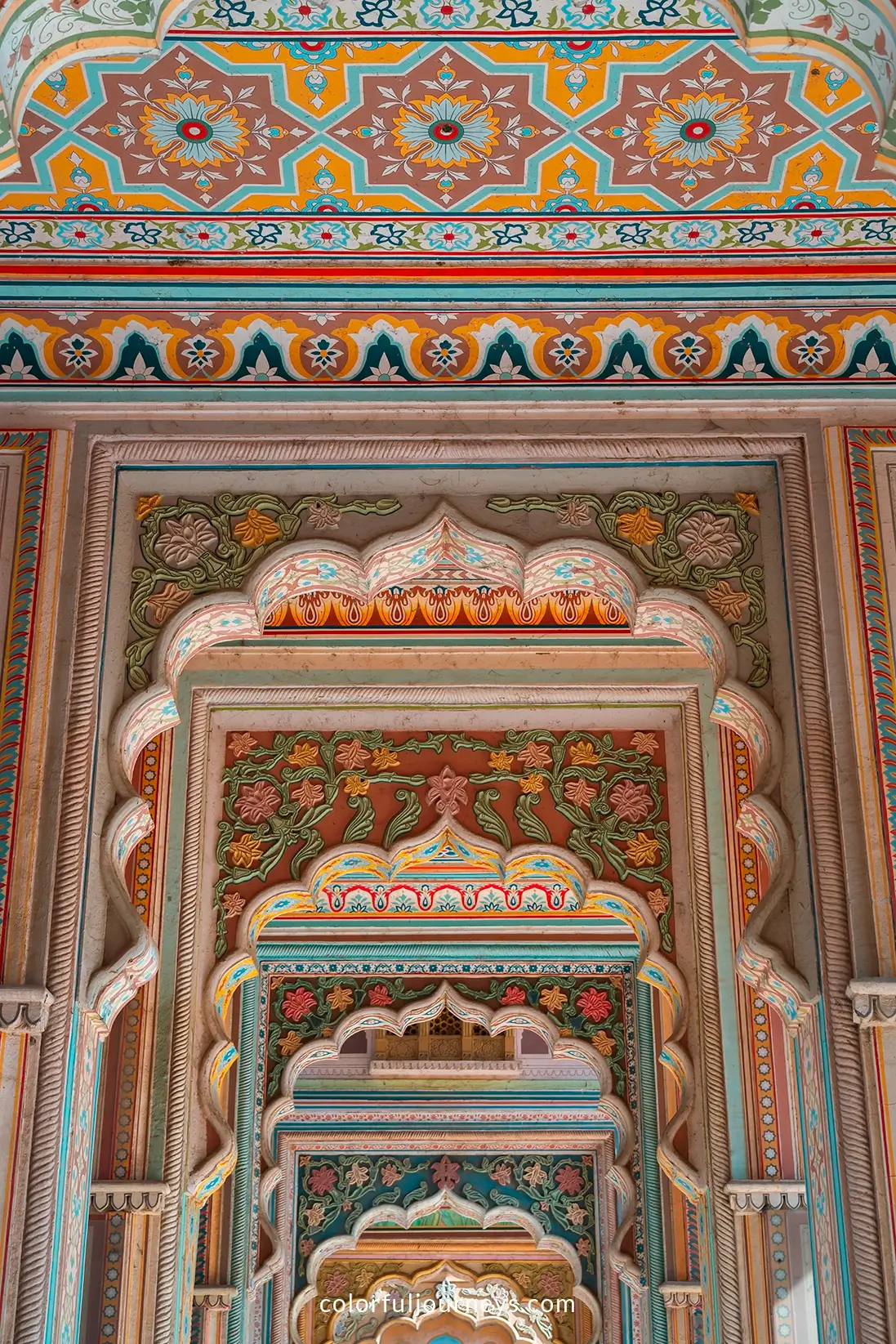 Patrika Gate in Jaipur, India