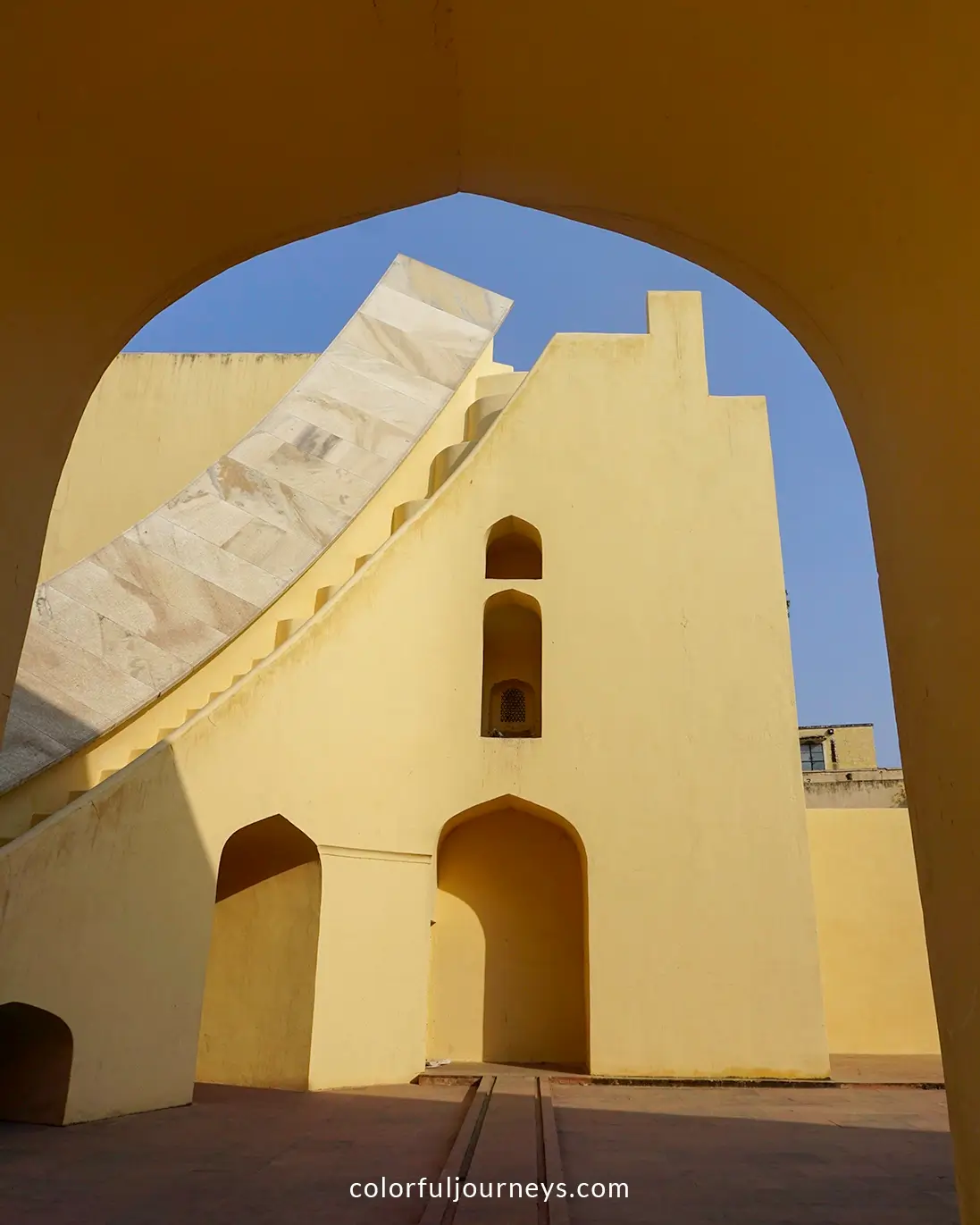 Samrat Yantra Sun Dial in Jaipur, India
