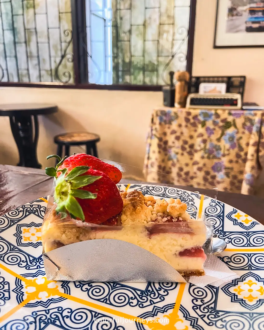 Strawberry cake in Thailand