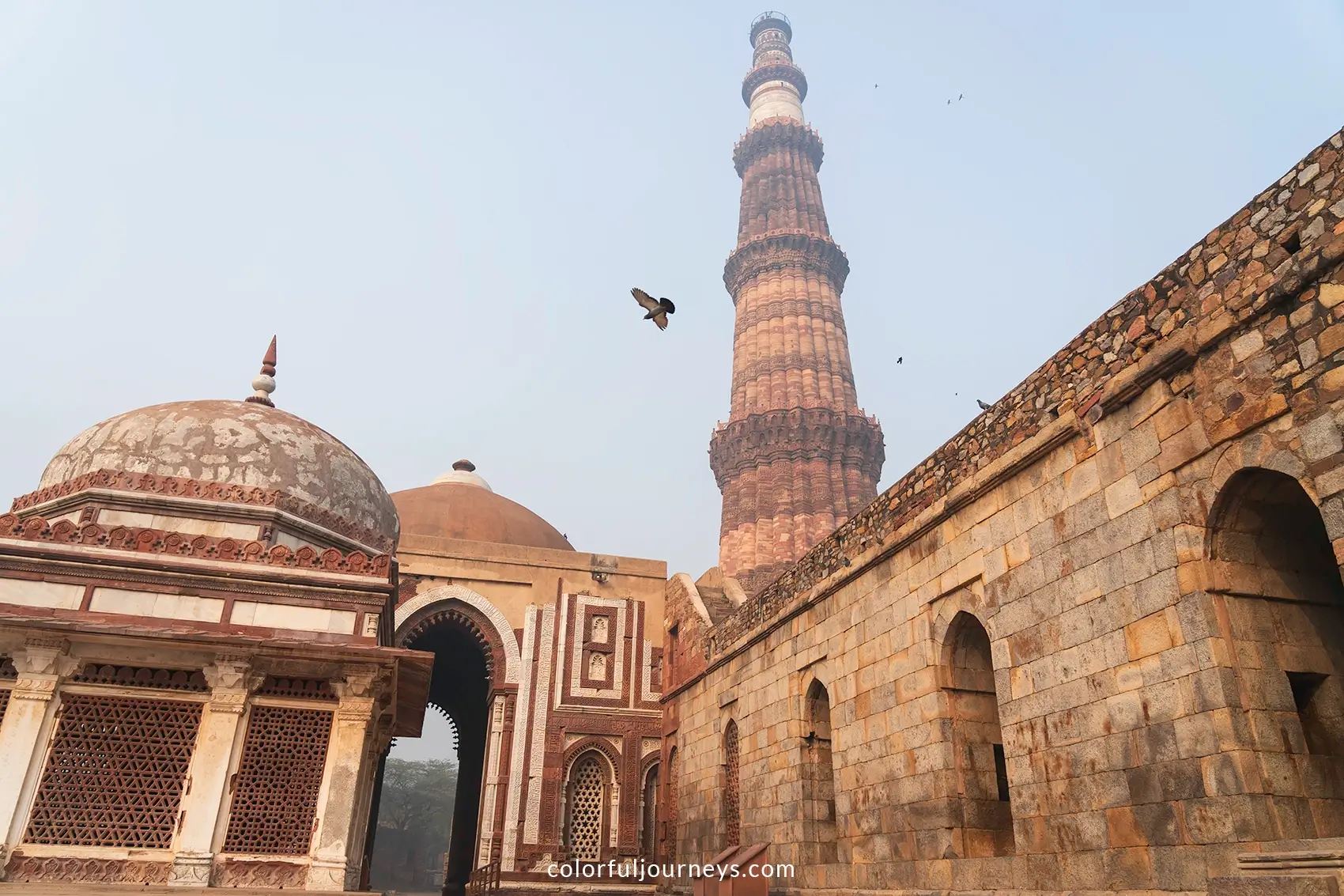 Qutub Minar complex in Delhi, India