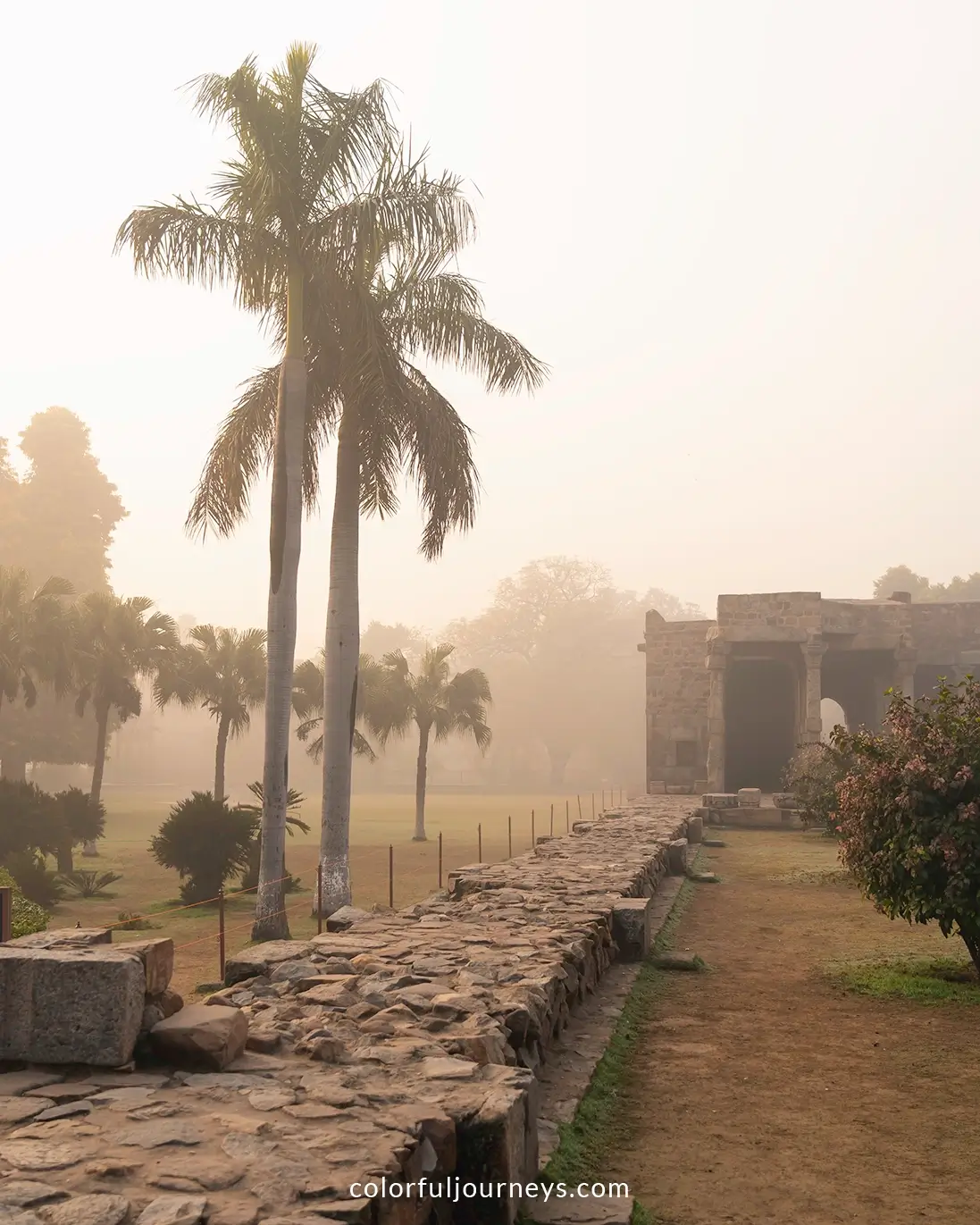 Qutub Minar Complex in Delhi, India