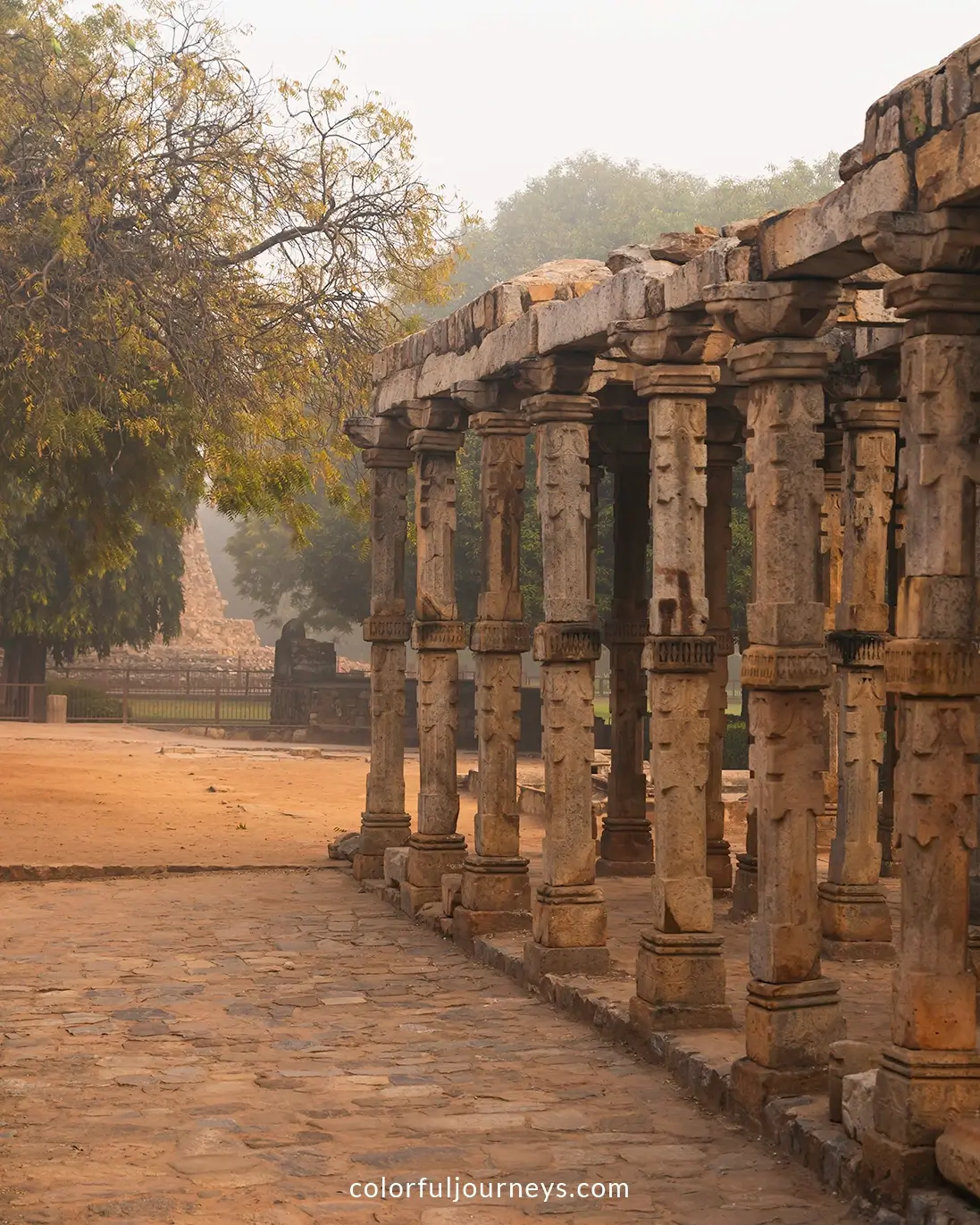 Qutub Minar Complex in Delhi, India