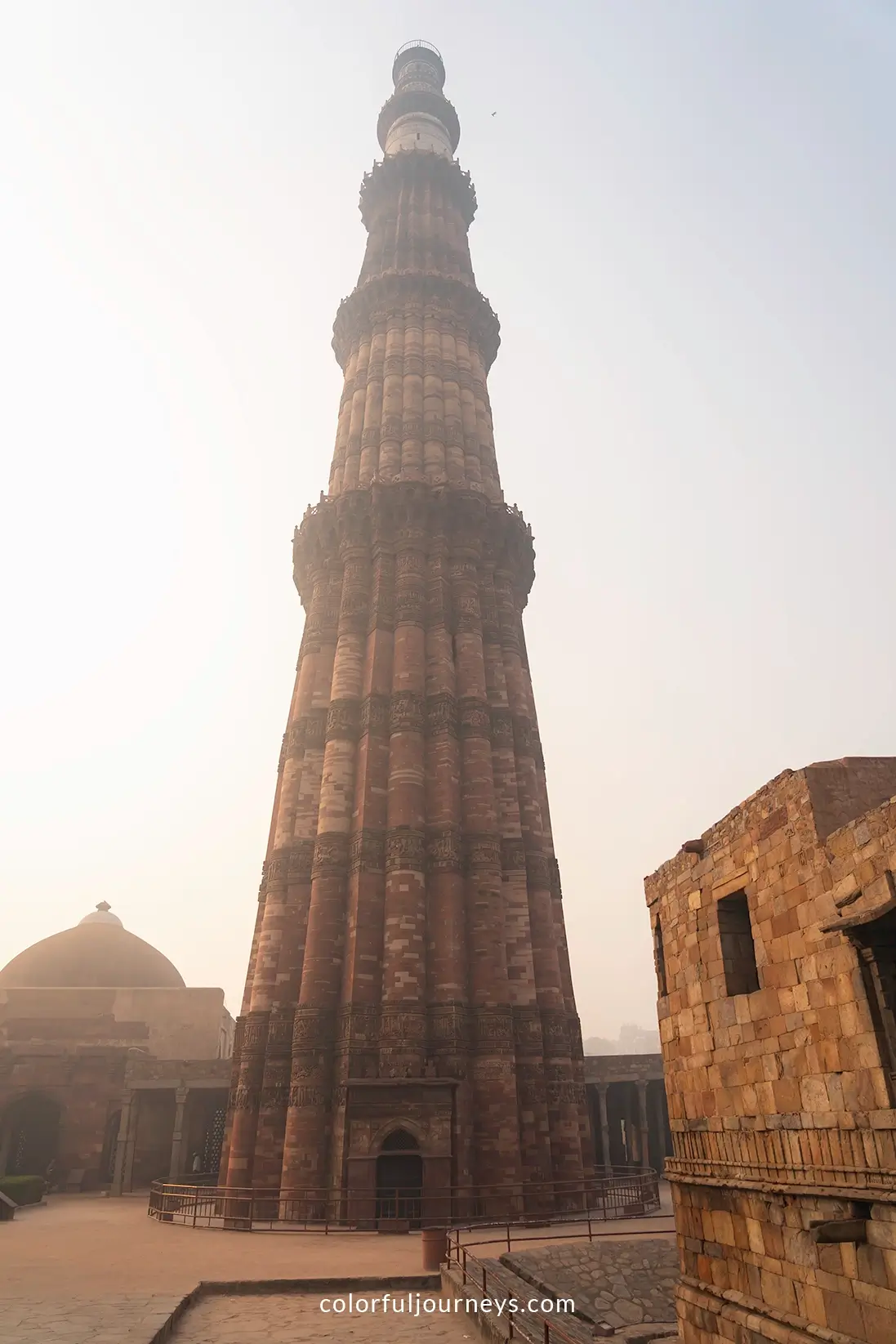 Qutub Minar Complex in Delhi, India