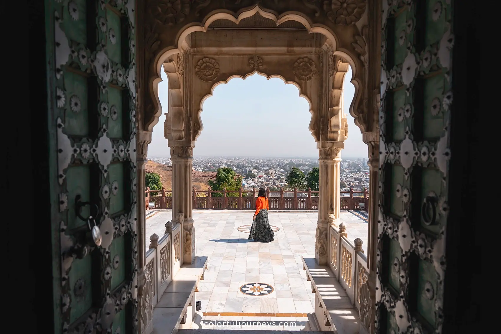 Intricate design at Jawant Thada in Jodhpur, India