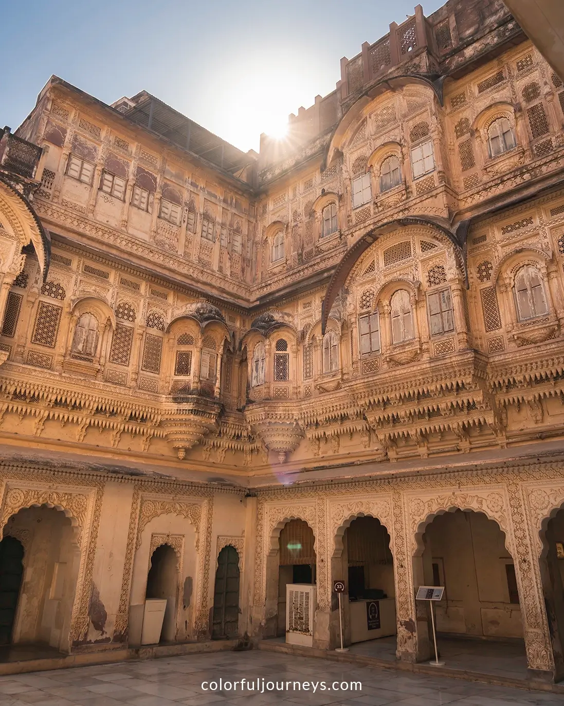 Mehrangarh Fort in Jodhpur, India
