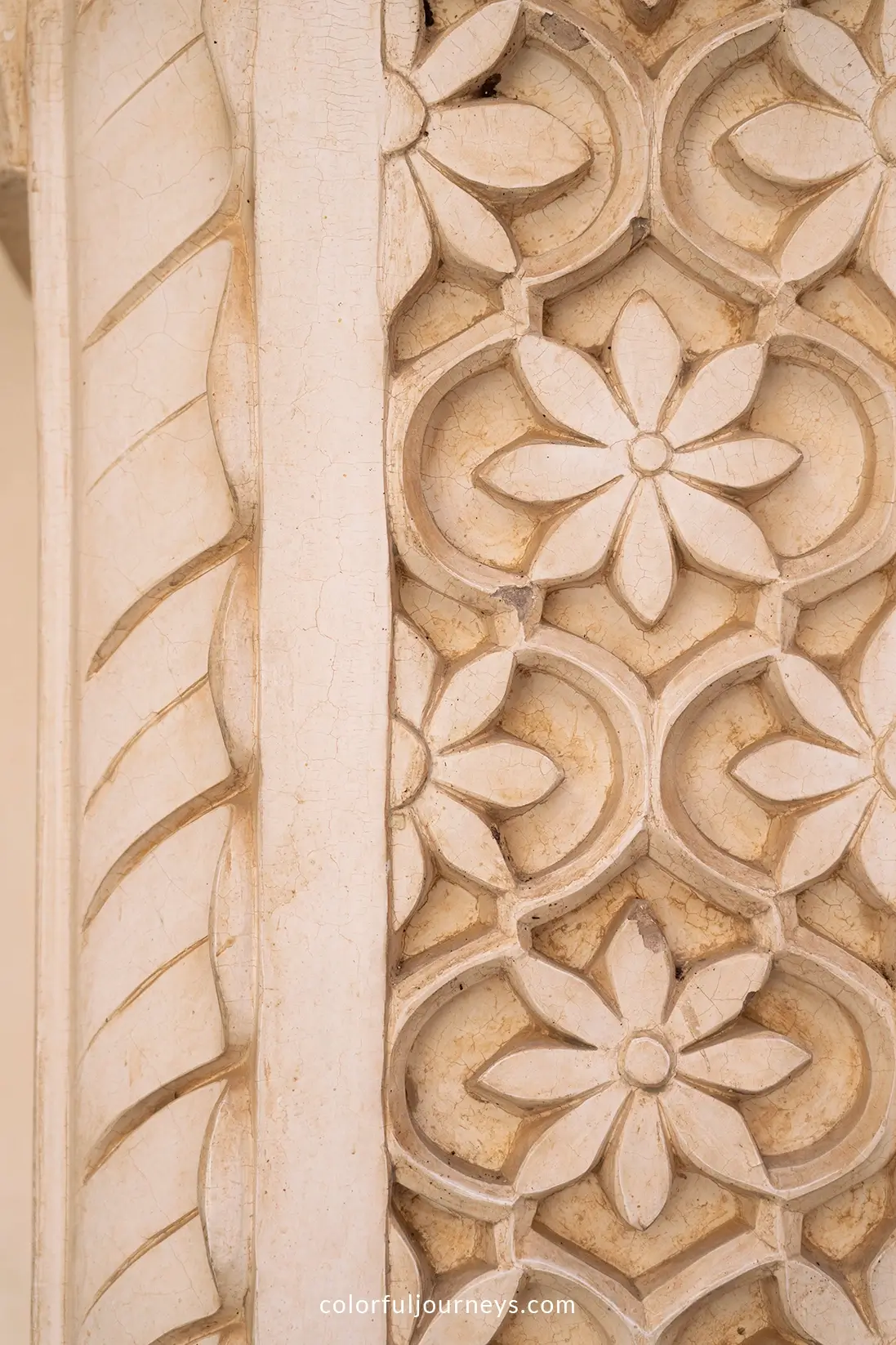Details at Mehrangarh Fort in Jodhpur, India