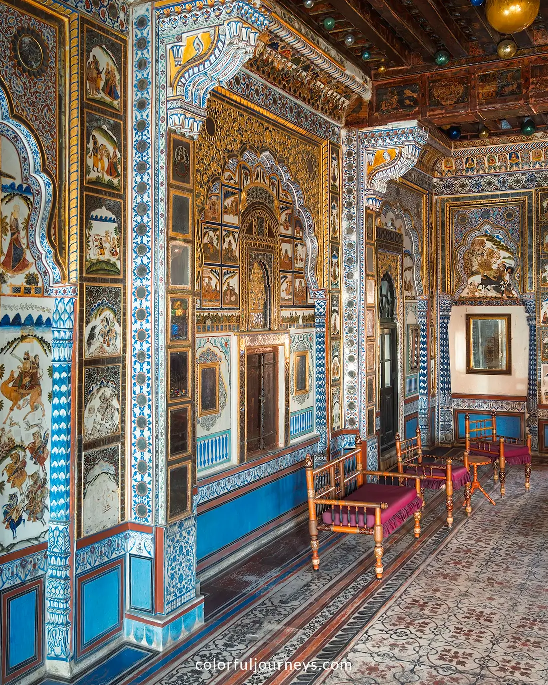 Takhat Vilas at Mehrangarh Fort in Jodhpur, India