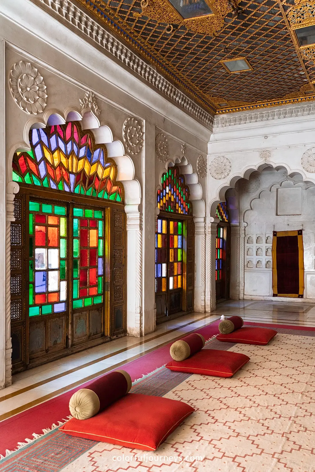 Moti Mahal at Mehrangarh Fort in Jodhpur, India