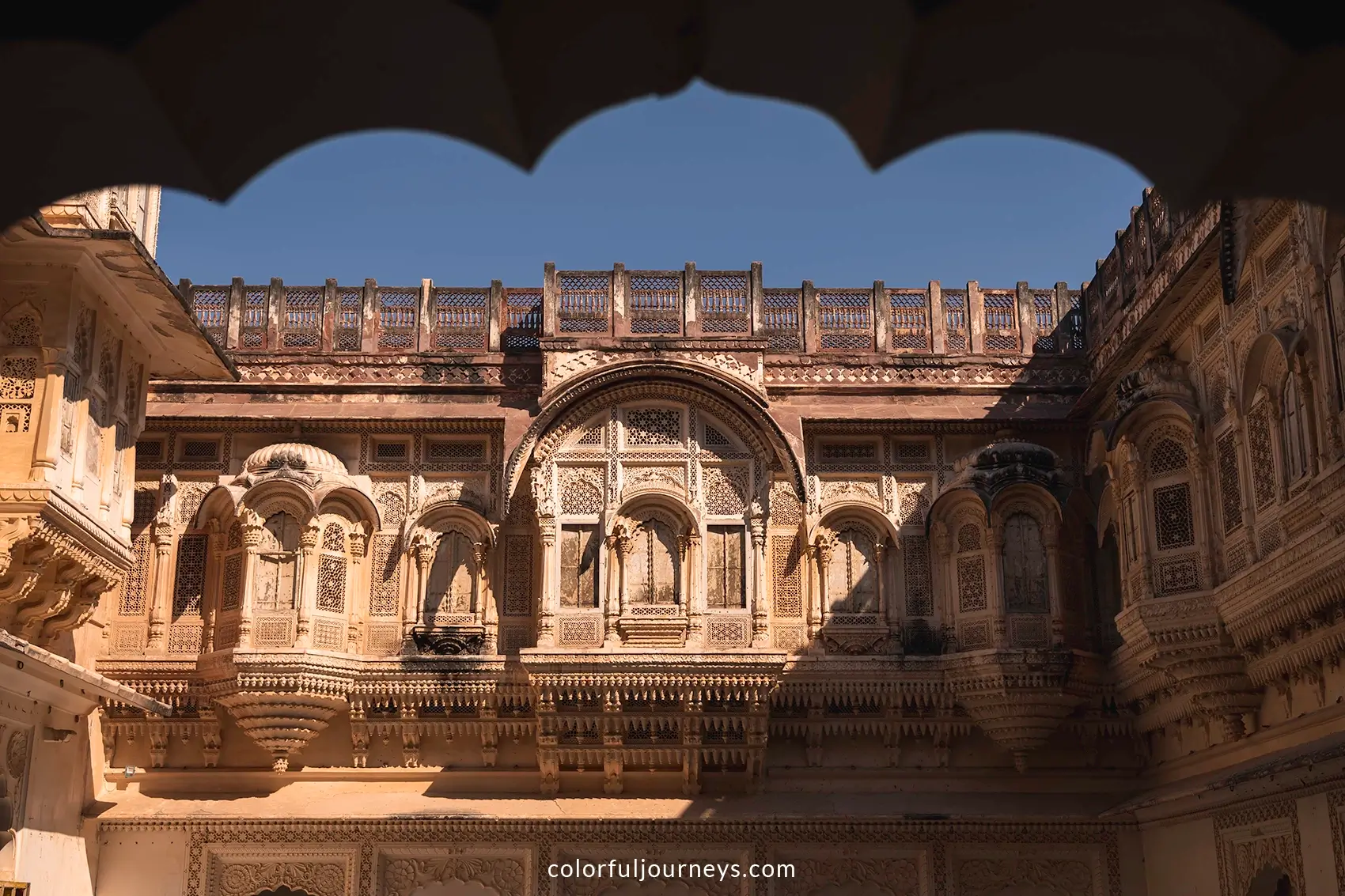 Zanana Deodi at Mehrangarh Fort in Jodhpur, India