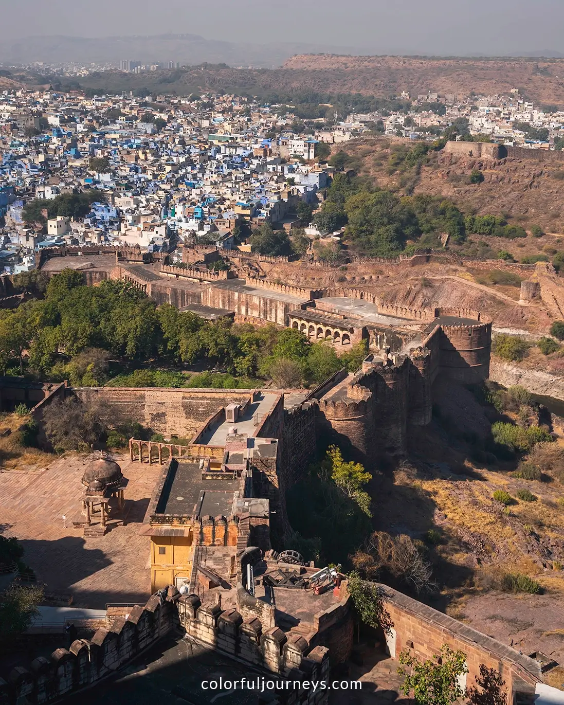 Mehrangarh Fort in Jodhpur, India