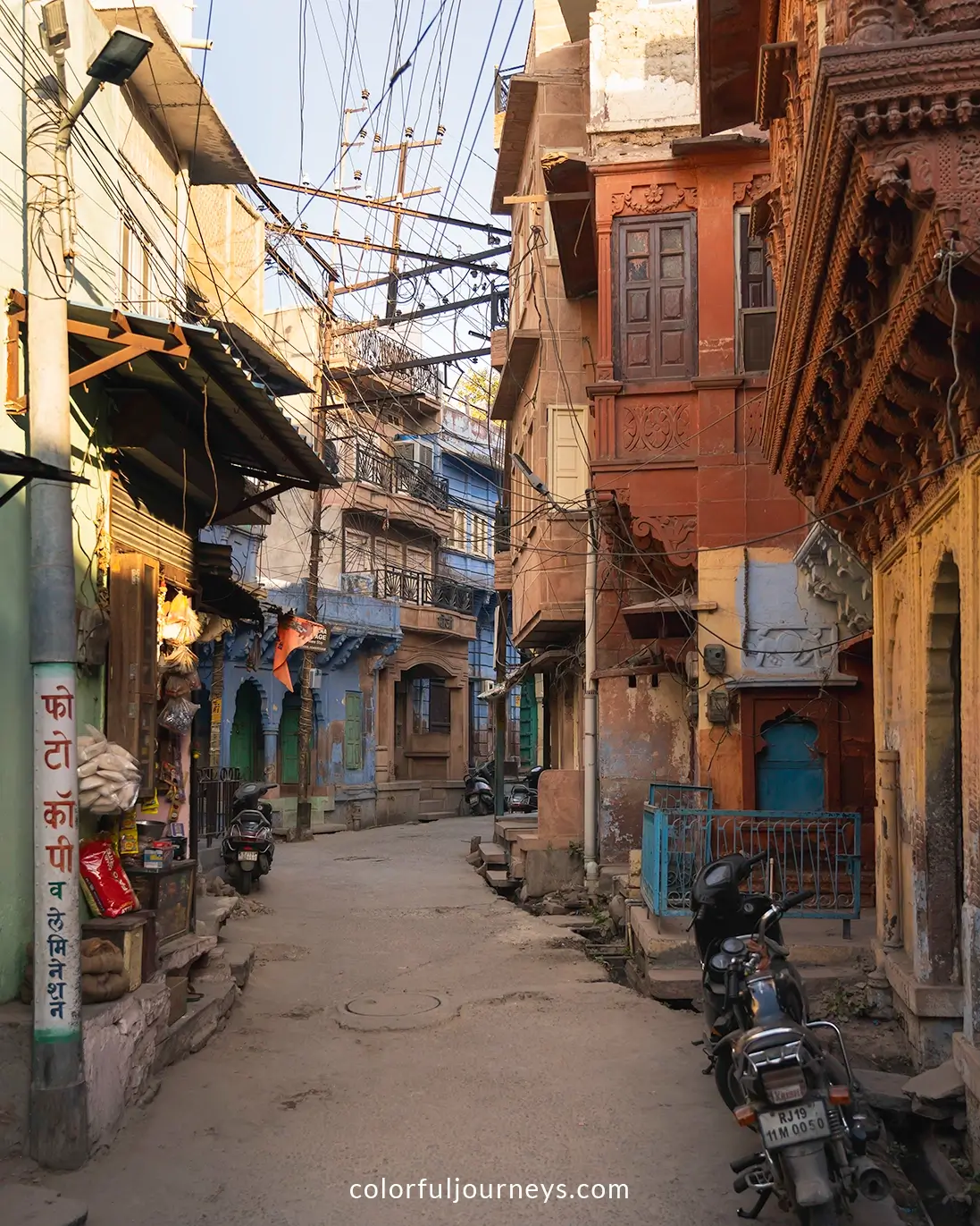 Streets in  Jodhpur, India