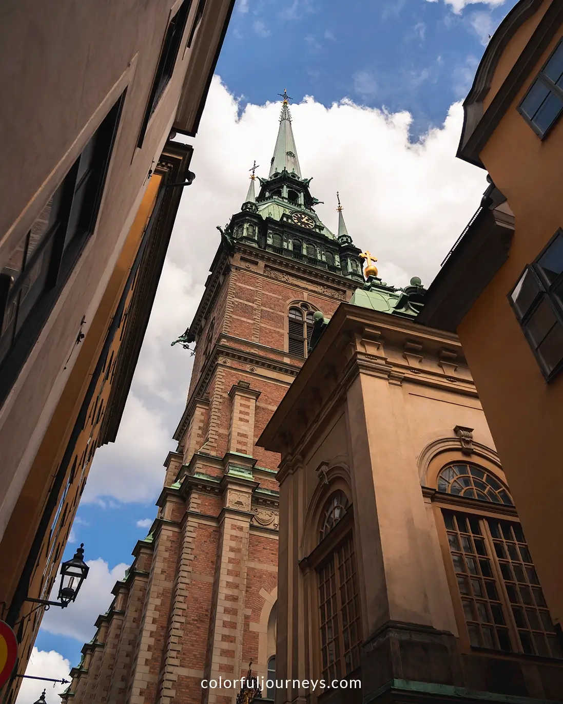 A church in Gamla Stan in Stockholm, Sweden