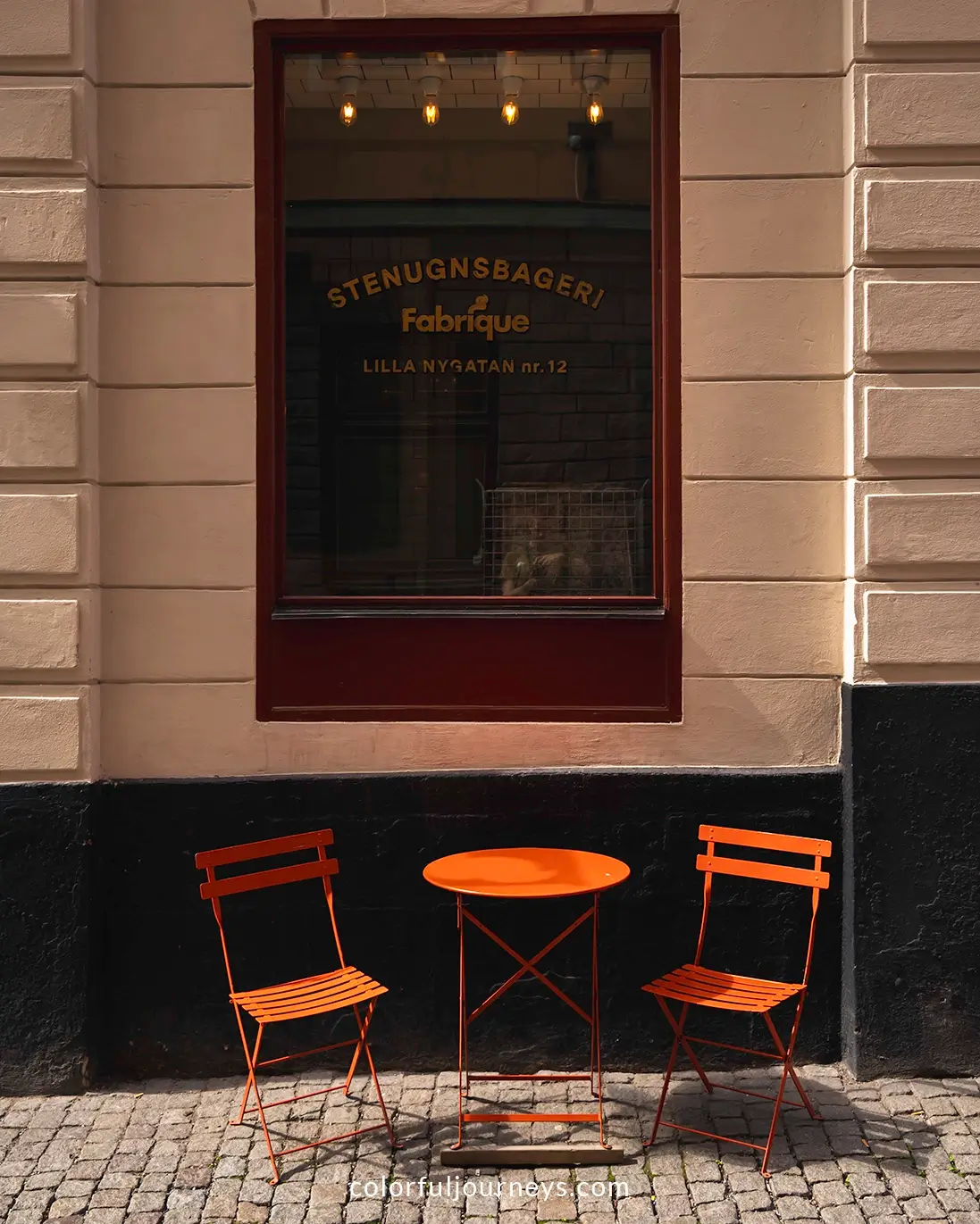 A cafe in Stockholm, Sweden