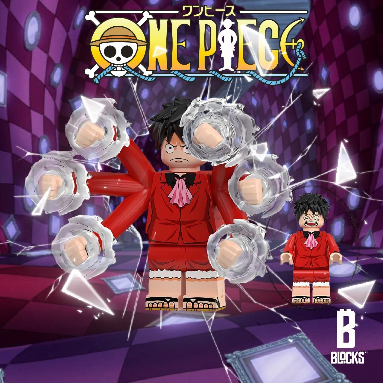 Luffy Wholecake Gattling Gun