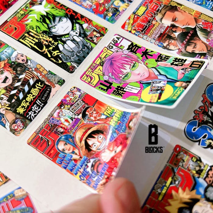 Manga Cover Stickers set