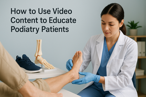 How to Use Video Content to Educate Podiatry Patients