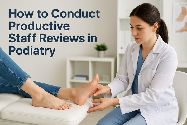 Image for How to Conduct Productive Staff Reviews in Podiatry