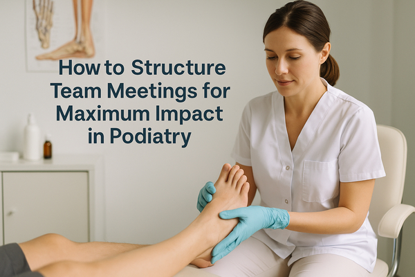 How to Structure Team Meetings for Maximum Impact in Podiatry
