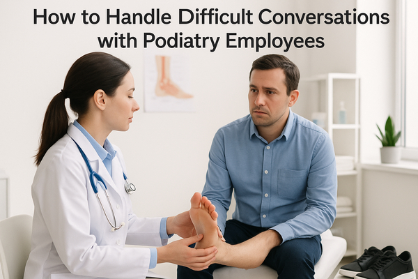 How to Handle Difficult Conversations with Podiatry Employees