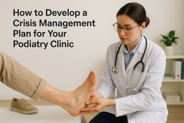 How to Develop a Crisis Management Plan for Your Podiatry Clinic