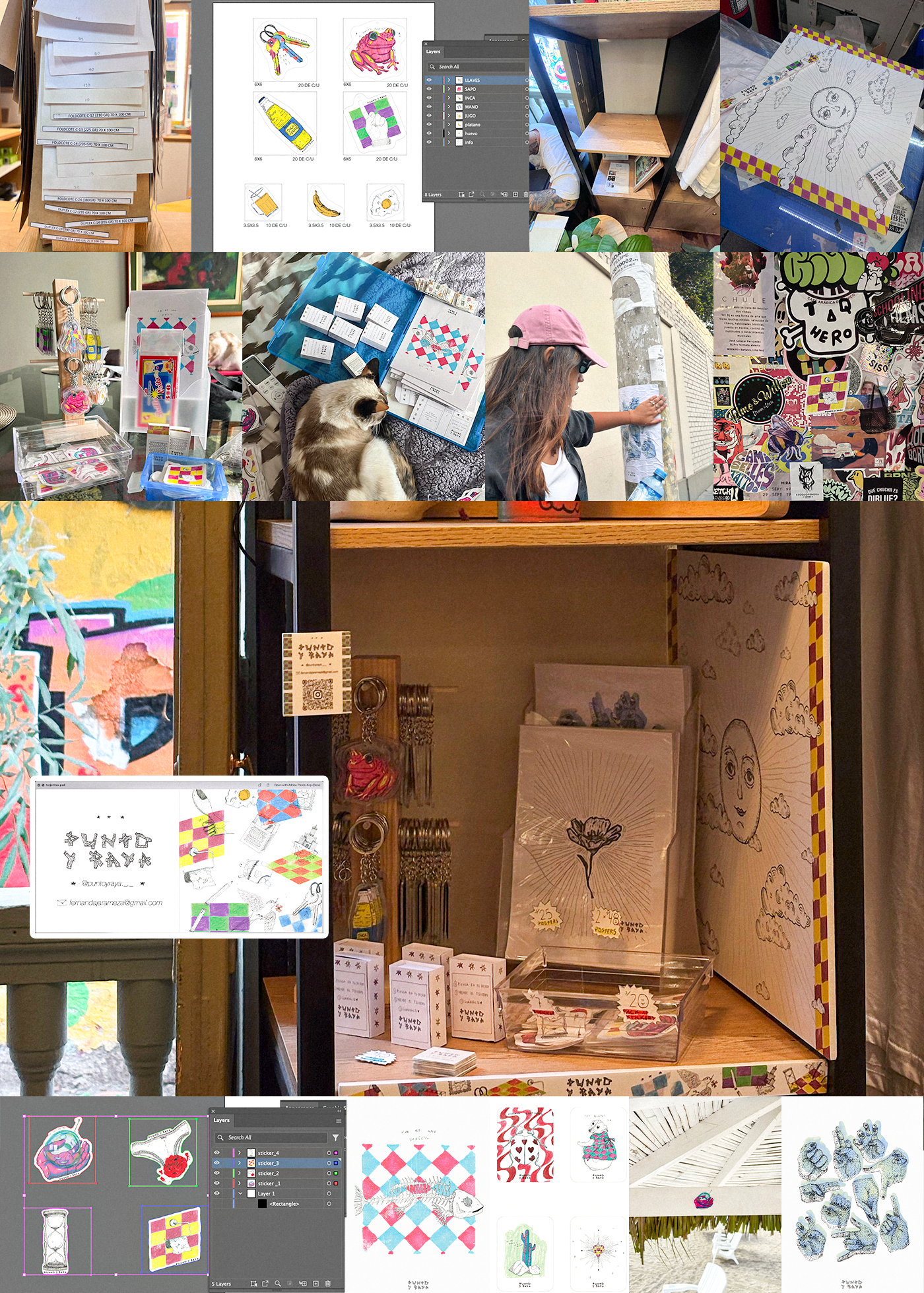 Punto y Raya community collage