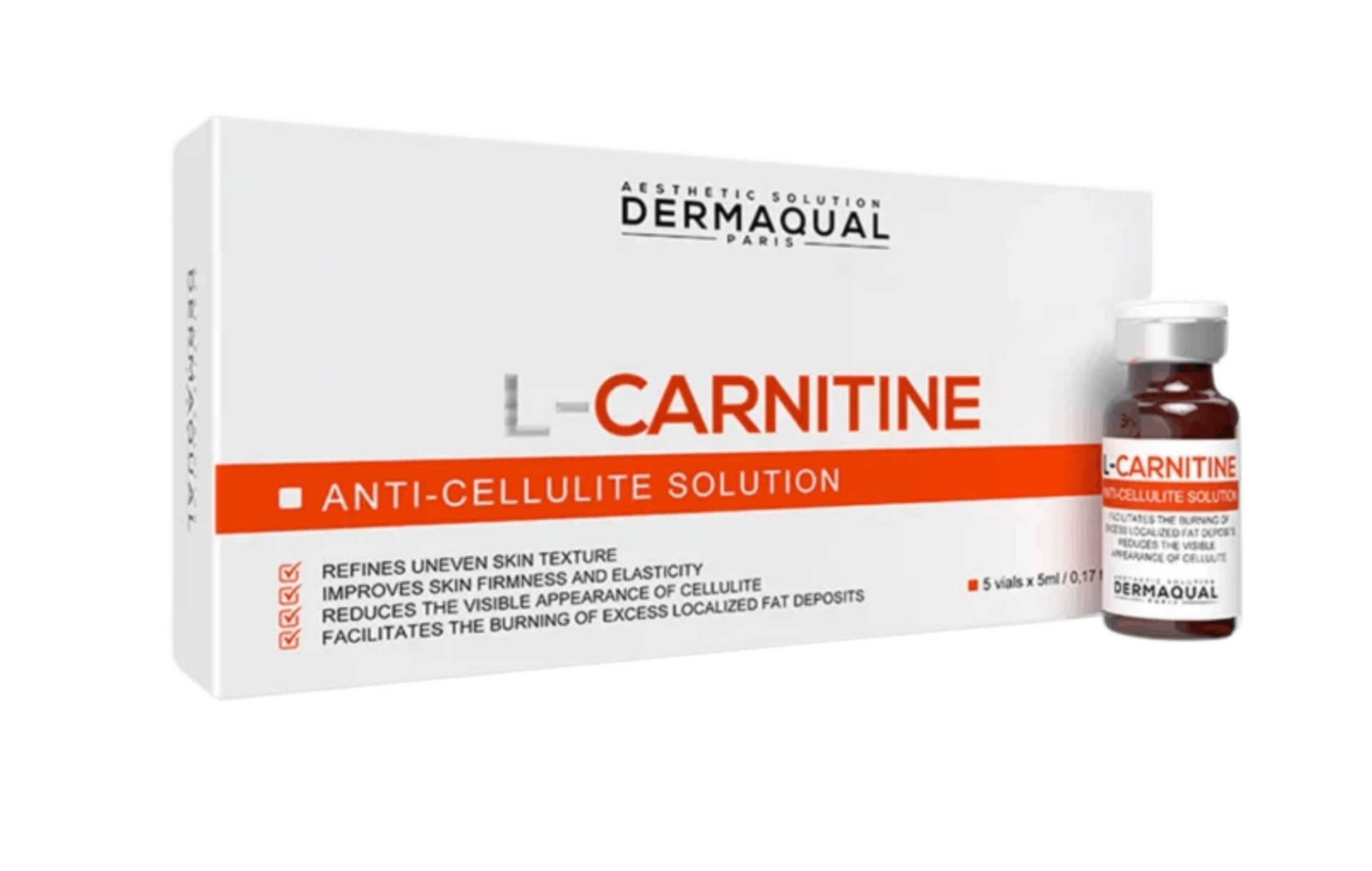 L-CARNITINE | Anti-Cellulite & Lipolytic Solution (5 x 5ml)