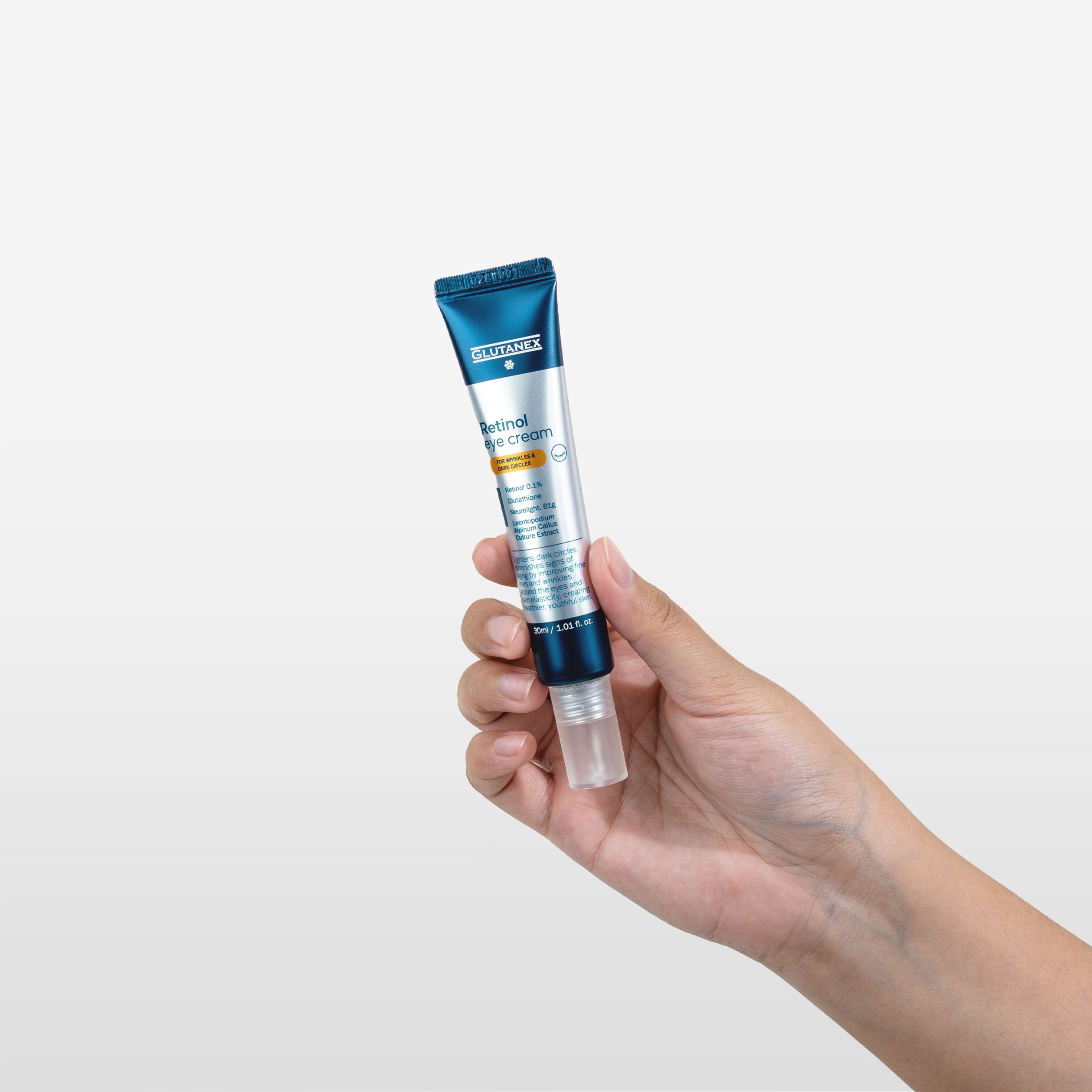 GLUTANEX Retinol Eye Cream - Dark Circle Reduction: Reduces the appearance... - NEES Medical Lahore