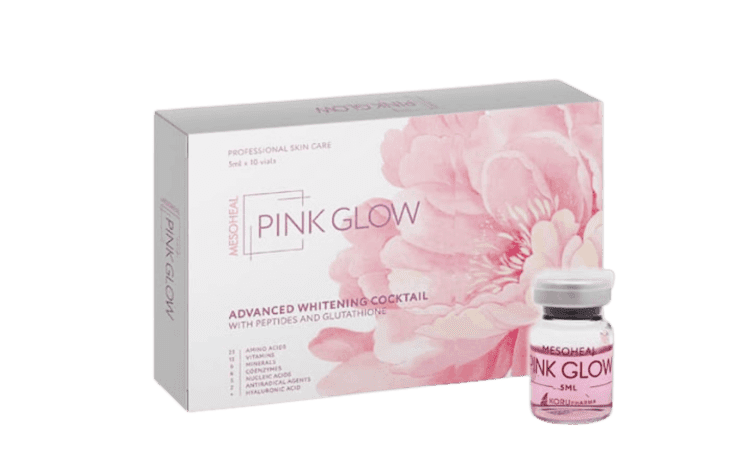 Mesoheal Pink Glow - An advanced whitening and brightening cocktai... - NEES Medical Lahore