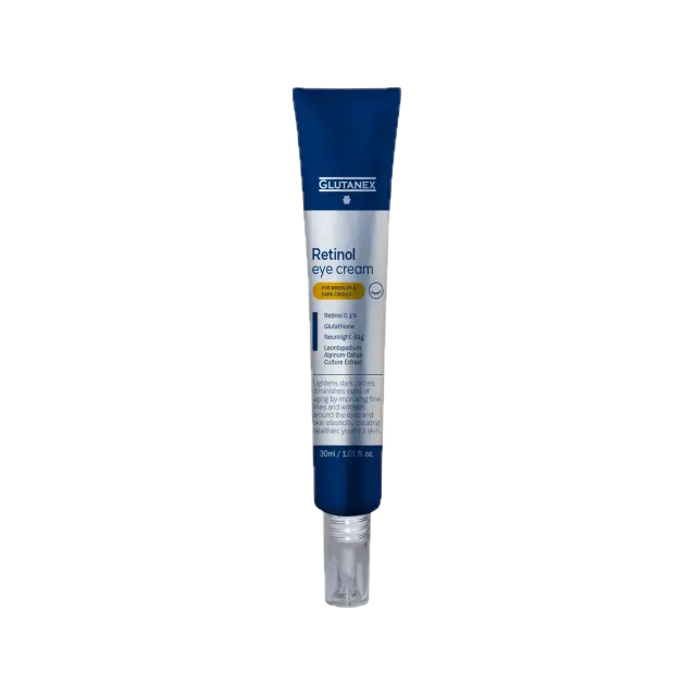 Glutanex Retinol Eye Cream 30 ml tube sold by NEES Medical Pakistan