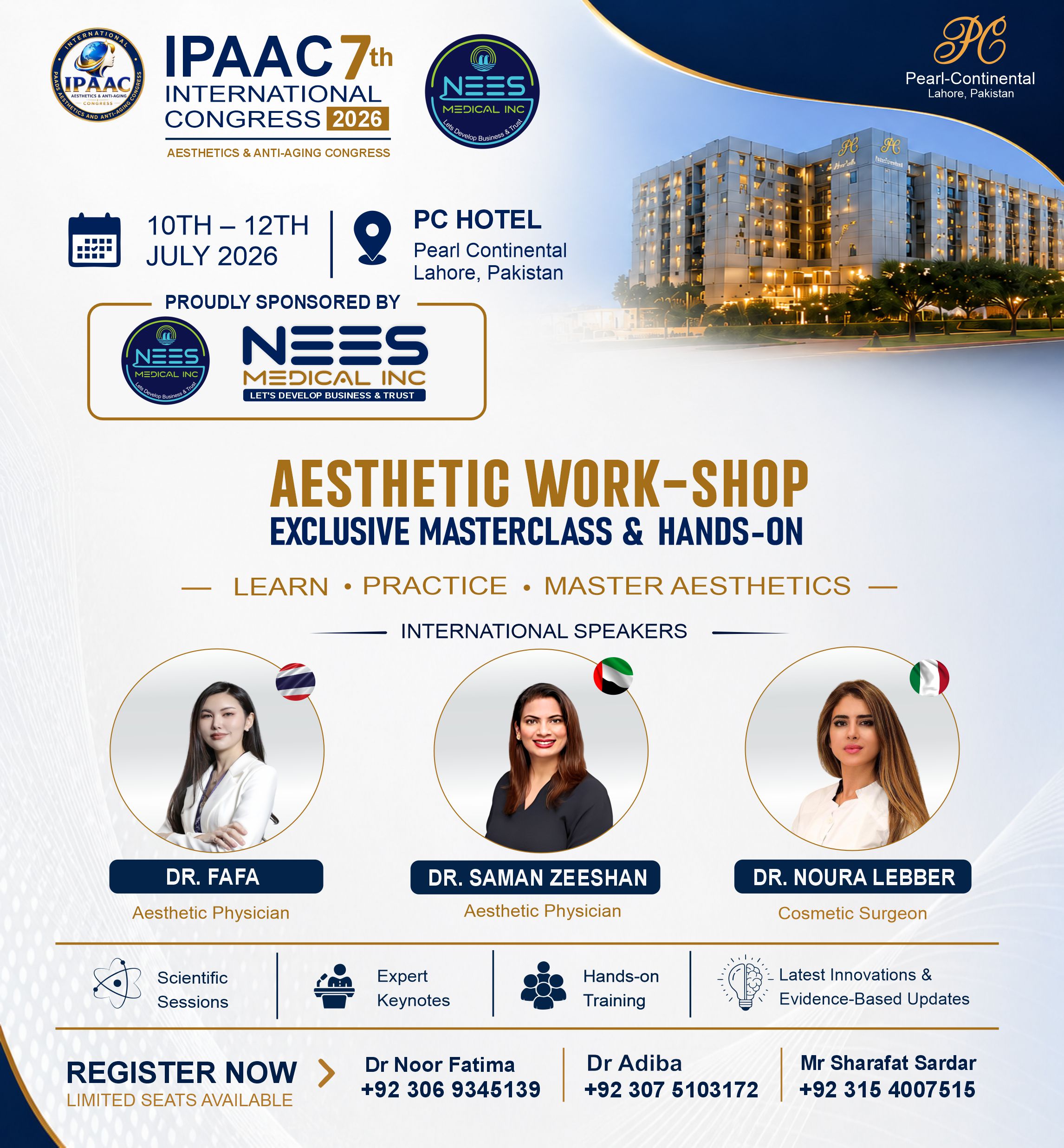 AESTHETIC WOKRSHOP EXCLUSIVE MASTERCLASS & HANDS-ON