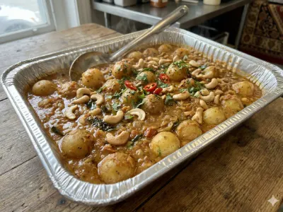 Baby potato Cashew Masala