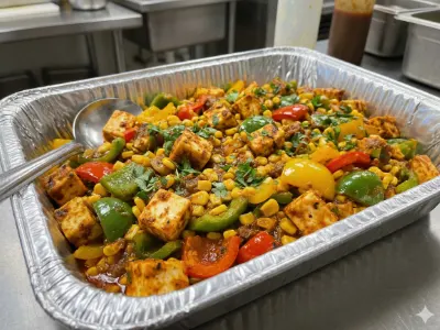 Paneer Capsicum Corn