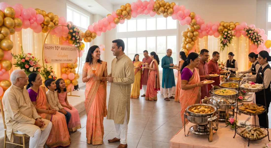 Elegant Anniversary Celebration Ideas at Home: A Real Experience with EZGatherr