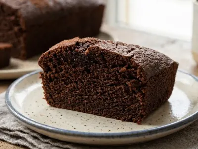 Chocolate dry cake - eggless 