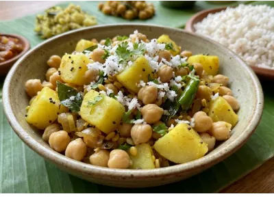 Aloo Chana Poriyal