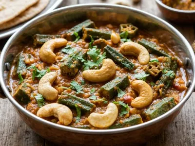 Bhindi Cashew Masala