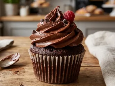 Chocolate Cup cake - eggless 